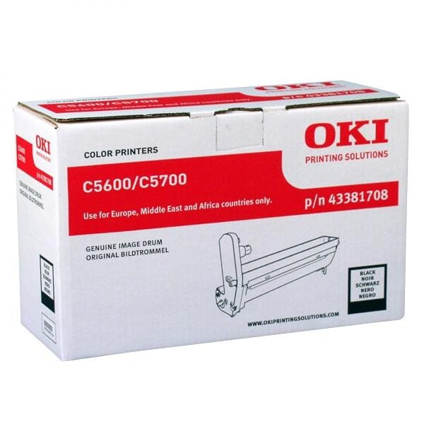 OKI oryginalny bęben 43381708, black, 20000s, OKI C5600, 5700