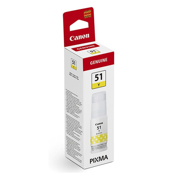 Canon oryginalny ink / tusz 4548C001, yellow, 7700s, 70ml, GI-51 Y, Canon PIXMA G1420, G2420, G2460, G3420, G3460