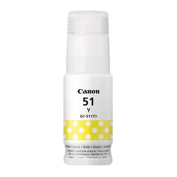 Canon oryginalny ink / tusz 4548C001, yellow, 7700s, 70ml, GI-51 Y, Canon PIXMA G1420, G2420, G2460, G3420, G3460