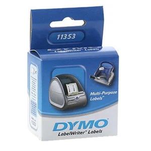 Dymo etykiety papierowe 25mm x 13mm, białe, uniwersalne, usuwalne, 1000 szt., 11353, S0722530