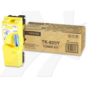 Kyocera oryginalny toner TK820Y, 1T02HPAEU, yellow, 7000s