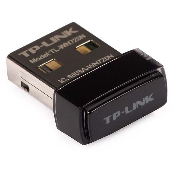 TP-LINK nano USB klient TL-WN725N 2.4GHz, 150Mbps, zintegrowana bateria anténa, 802.11n