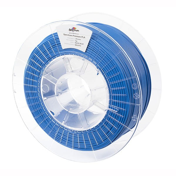 Spectrum 3D filament, Premium PLA, I.75mm, 1000g, 80016, pacific blue