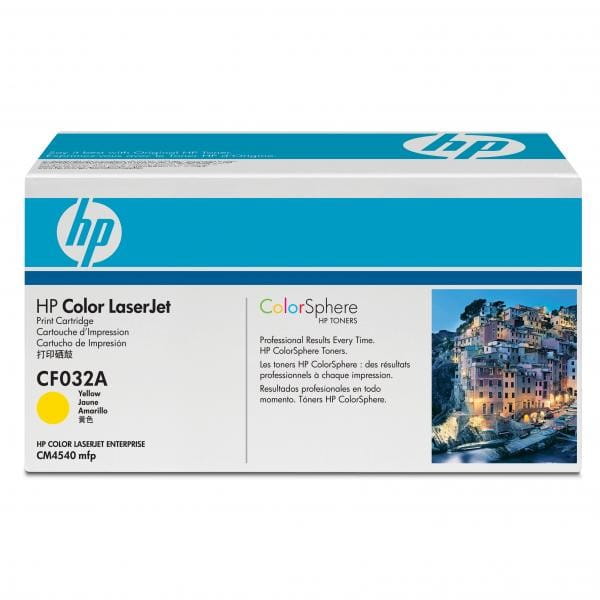 HP oryginalny toner CF032A, yellow, 12500s, HP 646A, HP Color LaserJet CM4540, 4540f, 4540fskm, O