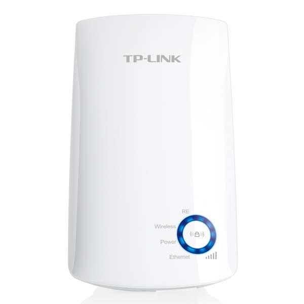 TP-LINK extender/ wzmacniacz TL-WA850RE 2.4GHz, 300Mbps, zintegrowana bateria anténa, 802.11n, Most Ethernet, WPS
