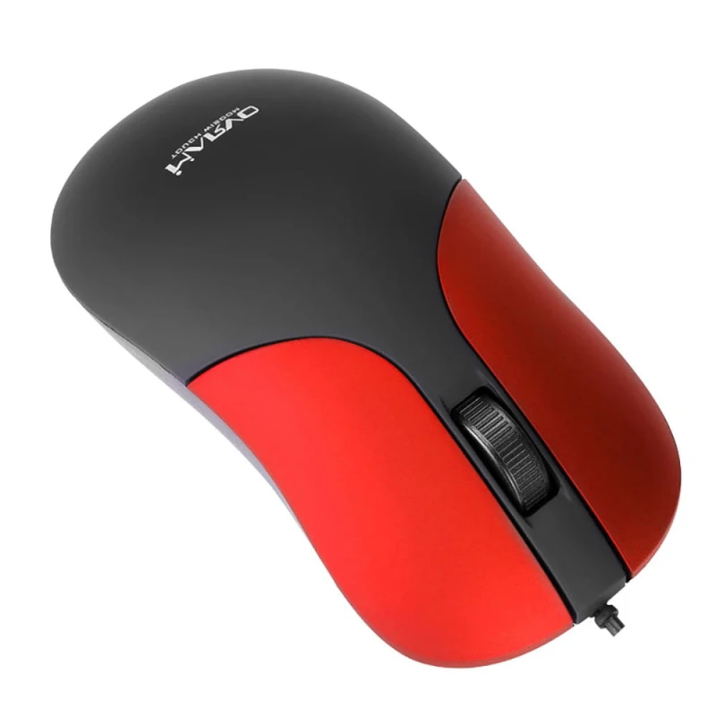 Marvo Mysz DMS002RD, 1200DPI, optyczna, 3kl., 1 scroll, czarno-czerwona, biurowy