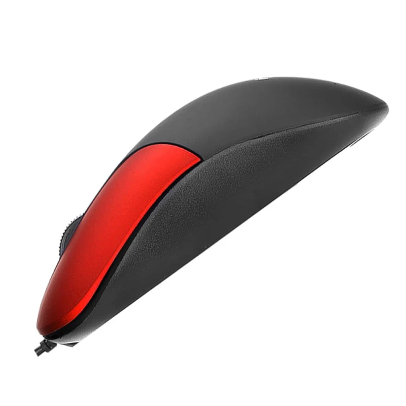 Marvo Mysz DMS002RD, 1200DPI, optyczna, 3kl., 1 scroll, czarno-czerwona, biurowy