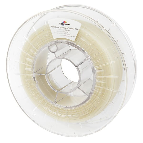 Spectrum 3D filament, PLA glow in the dark, 1,75mm, 500g, 80168, glow