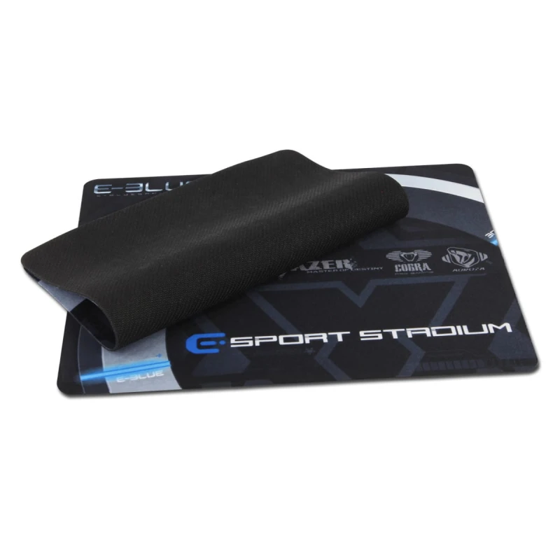 Podkładka pod mysz, Gaming Arena, do gry, czarno-szara, 26x21x0,2cm, E-Blue, opakowanie bulk