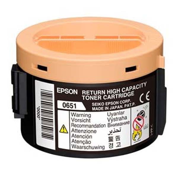 Epson oryginalny toner C13S050651, black, 2200s, high capacity, return, Epson Aculaser M1400, MX14, O