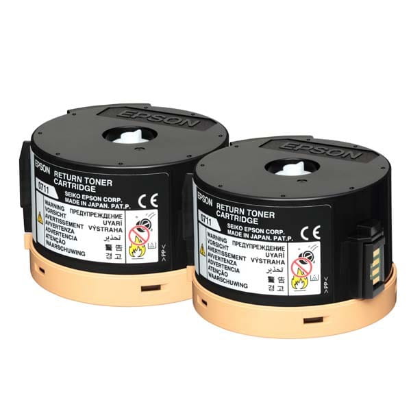Epson oryginalny toner C13S050711, black, 5000 (2x2500)s, return, Epson AcuLaser M200, MX200, O