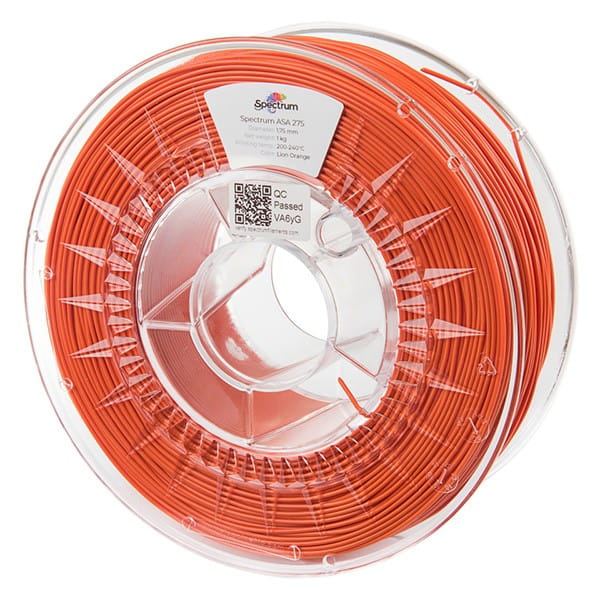 Spectrum 3D filament, ASA 275, 1,75mm, 1000g, 80304, lion orange