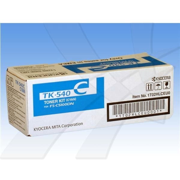 Kyocera oryginalny toner TK540C, cyan, 4000s, 0T2HLCEU, Kyocera FS-C 5100DN, O