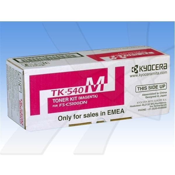Kyocera oryginalny toner TK540M, magenta, 4000s, 0T2HLBEU, Kyocera FS-C 5100DN, O