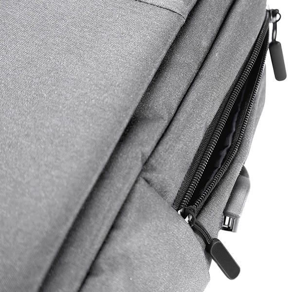 Plecak na  notebook 15.6", BA-03, szary, nylon, port USB do ładowania, Marvo