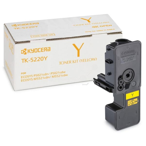 Kyocera oryginalny toner TK-5220Y, yellow, 1200s, 1T02R9ANL1, Kyocera 5521, 5521cdn, 5521cdw, O