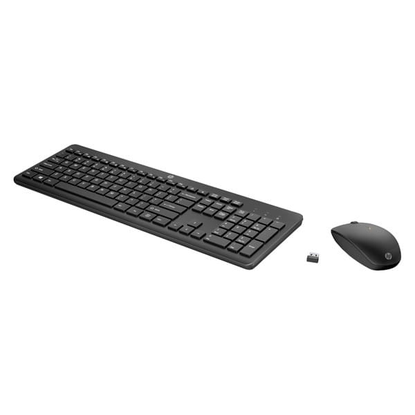 HP Wireless Keyboard &amp; Mouse, Zestaw klawiatur z myszą optyczną bezprzewodową, AAA, CZ/SK, multimedialny, USB-A Dongle typ 2.4 [GH