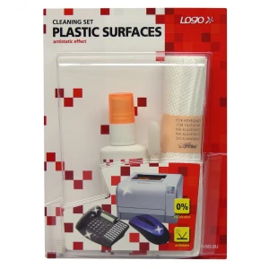 Środki czyszczące zestaw do plastiku, spray 50ml, 10 serwetek, 3 aplikatory, Logo