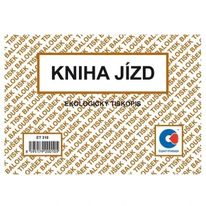 Książka jazd ET310, A6, 3x52szt. 3 szt, cena za 1 szt, Baloušek