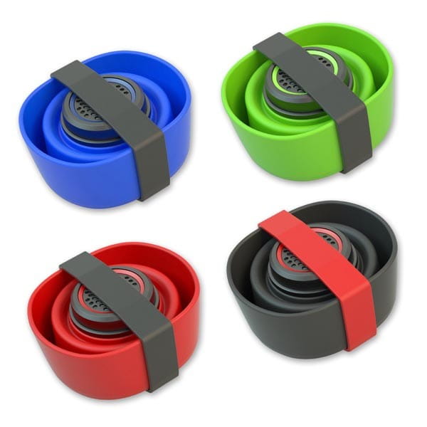 YZSY Głośnik Bluetooth SALI, 3W, niebieski, regulacja głośności, składany, wodoodporny