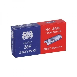 Zszywki 24/6, 10x1000szt. cena za 1 sztukę