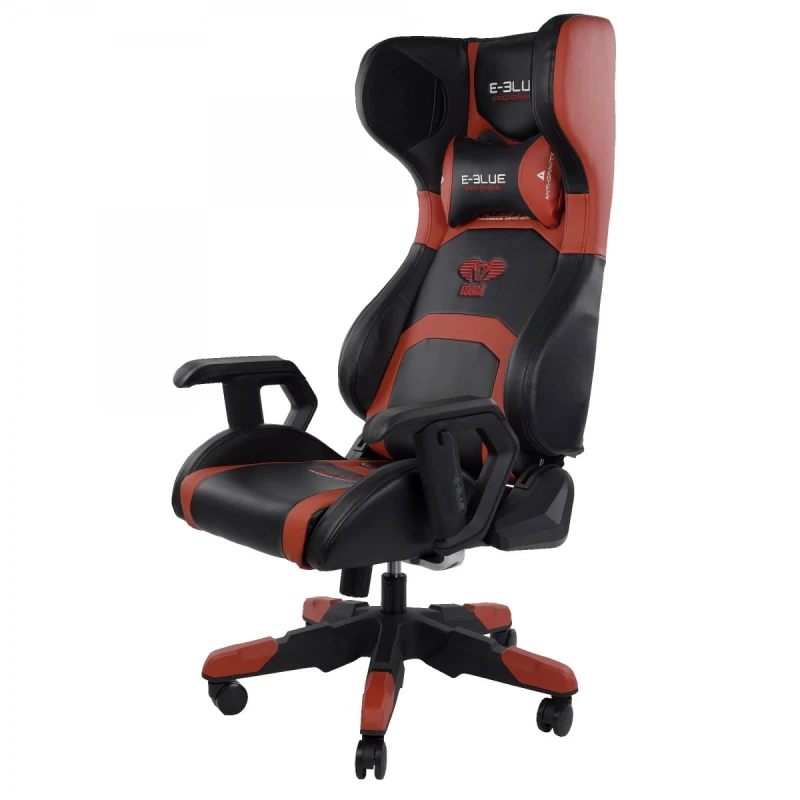Dla gracza fotel E-Blue COBRA, czerwony, Bluetooth