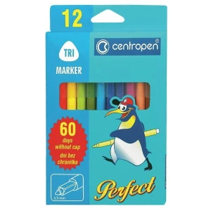 Centropen, zestaw przyborów do malowania 2510, 12szt, 2.3mm, nietoksyczne spieralny tusz