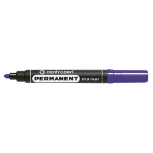 Centropen, marker 8566, fioletowy, 10szt, 2.5mm, na bazie alkoholu, cena za 1 szt