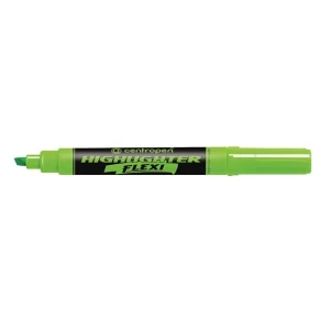 Centropen, zakreślacz 8542, zielony, 10szt, 1.5mm, z super elastyczną końcówką, cena za 1 szt