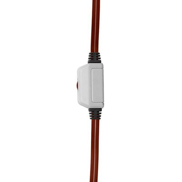 Defender Warhead G-120, Gaming Headset, słuchawki z mikrofonem, regulacja głośności, biało-czerwony, 2x 3.5 mm jack