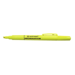 Centropen, zakreślacz 8722, żółty, 10szt, 1.4mm, ścięta końcówka