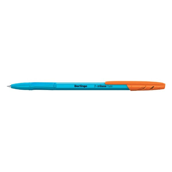 Berlingo, pióro kulkowe, niebieskie, 50szt, 0.7mm, Tribase fuze