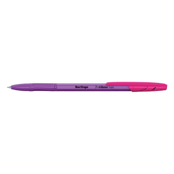 Berlingo, pióro kulkowe, niebieskie, 50szt, 0.7mm, Tribase fuze
