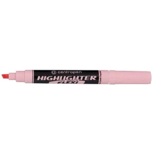Centropen, zakreślacz 8542, różowy, 10szt, 1-5mm, z super elastyczną końcówką, cena za 1 szt, EOL