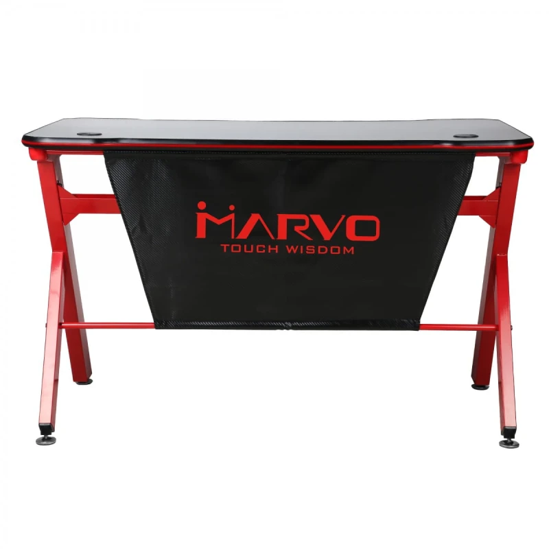 Marvo Biurko dla gracza DE-03 120 x 66 cm, 73 cm, podświetlenie