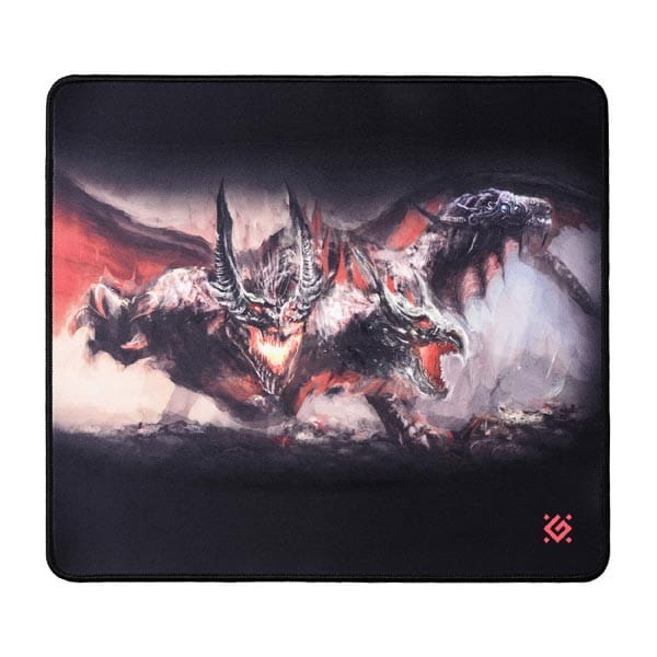 Podkładka pod mysz, Cerberus XXL, do gry, czarna, 40x35,5 cm, Defender