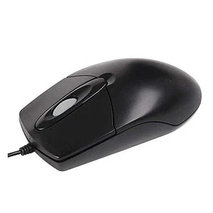 Mysz przewodowa, A4Tech OP-760 Black, czarna, optyczna, 800DPI
