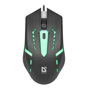 Mysz przewodowa, Defender Hit MB-601, czarna, optyczna, 1200DPI