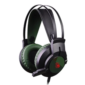 A4Tech Bloody J437, słuchawki z mikrofonem, przewodowazielona, 7.1 (virtual), słuchawki, podświetlane typ USB