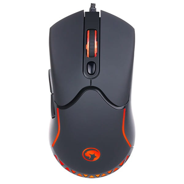 Marvo Mysz M359, 3200DPI, optyczna, 7kl., 1 scroll, przewodowa USB, czarna, do gry