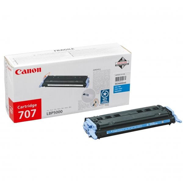 Canon oryginalny toner CRG707, cyan, 2000s, 9423A004, Canon i-SENSYS LBP5000,5100,5101, O