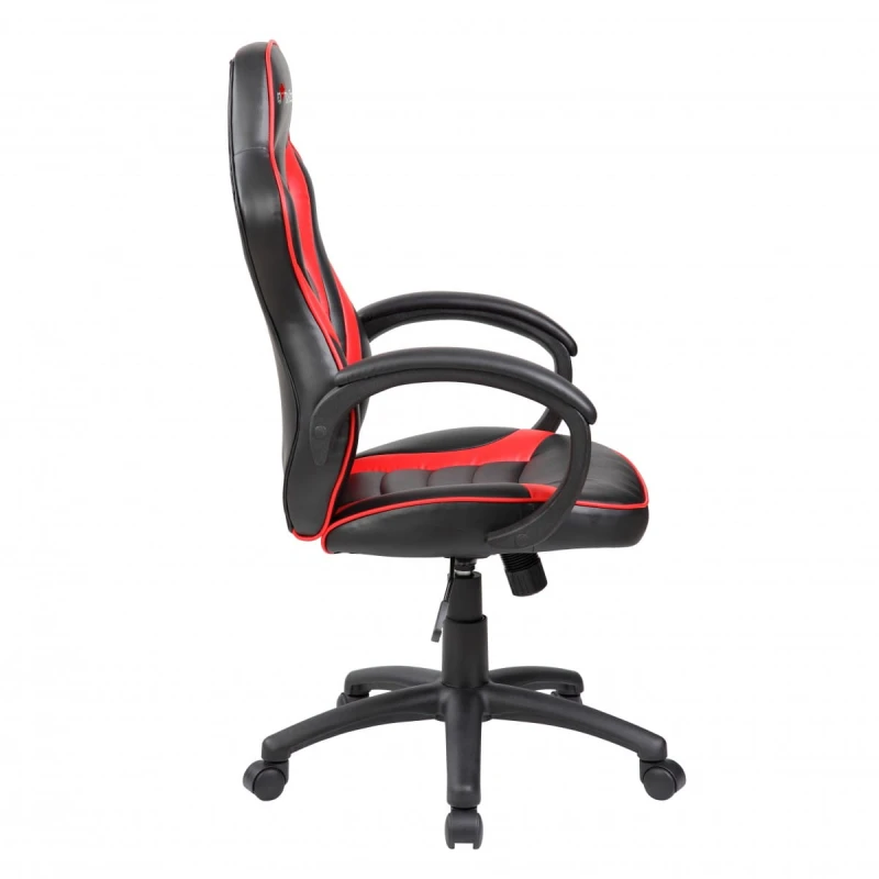 Gamingowy dla dzieci fotel Red Fighter C6, czarno-czerwony
