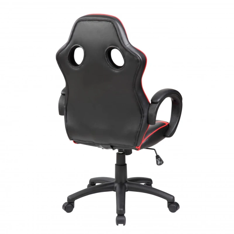 Gamingowy dla dzieci fotel Red Fighter C6, czarno-czerwony