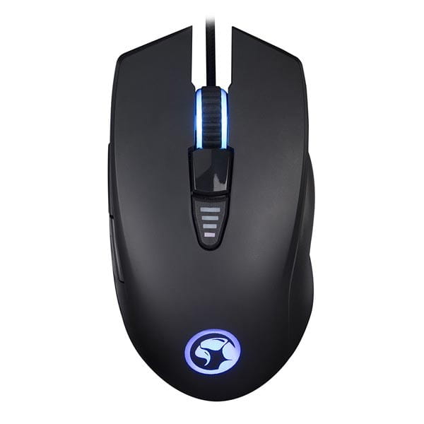 Marvo Mysz G982, 5000DPI, optyczna, 6kl., 1 scroll, przewodowa USB, czarna, do gry, podświetlona