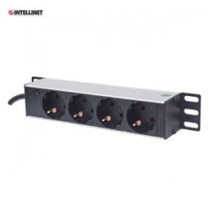 Listwa zasilająca Intellinet Rackowa 10" 1U, 4 gniazda 1,8m