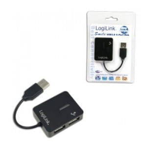 Hub USB LogiLink UA0139 4xUSB 2.0, czarny