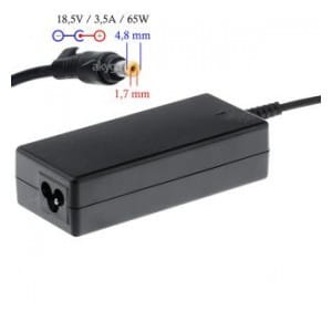 Zasilacz sieciowy Akyga AK-ND-09 do notebooka 18,5V/3,54A 65W 4.8x1.7 mm