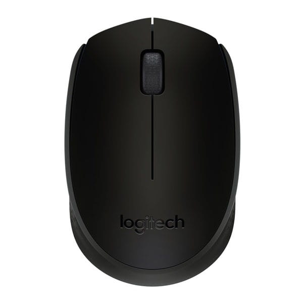 Logitech Mysz B170, 1000DPI, 2.4 [GHz], optyczna, 3kl., 1 scroll, bezprzewodowa, czarna, 1 szt AA, odbiorn nano USB, biurowy