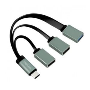 Hub USB-C LogiLink UA0315 3-portowy