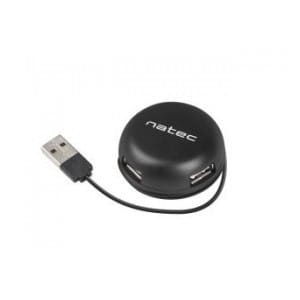 Hub USB Natec 4x USB 2.0 Bumblebee czarny